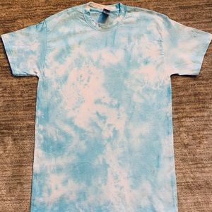 Goldman sky blue tie dye shirt size M